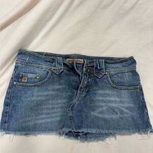 Denim Mini Skirt